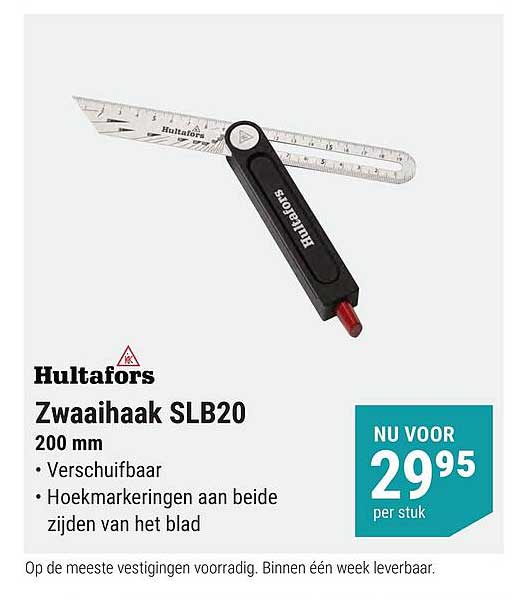 Hultafors Zwaaihaak SLB20 200 mm