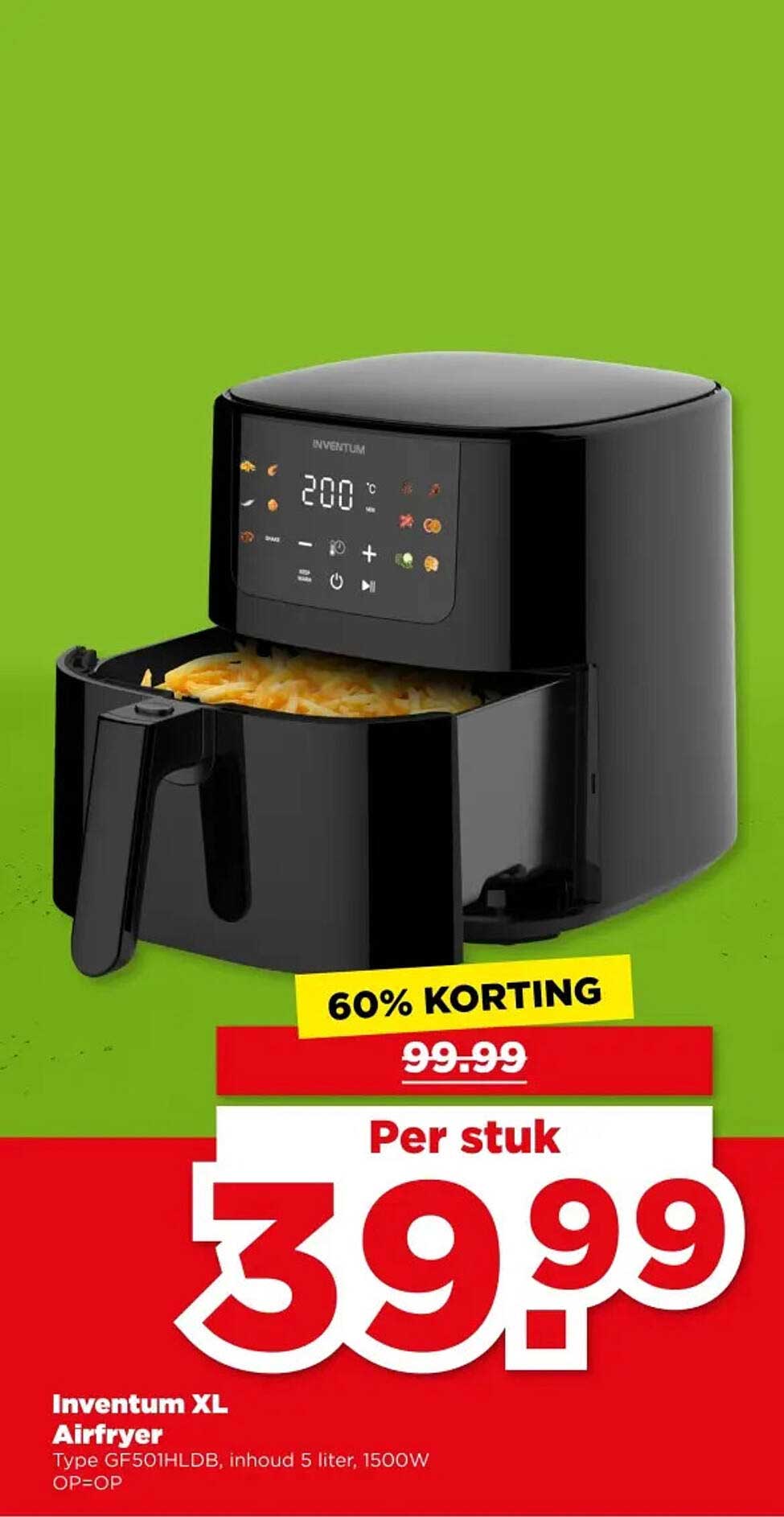 Inventum XL Airfryer