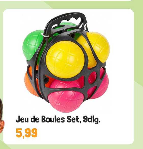 Jeu de Boules Set, 9dlg.