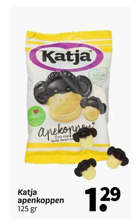 Katja apenkoppen 125 gr