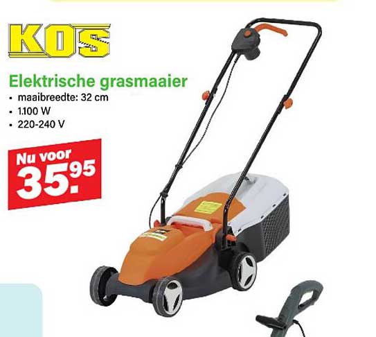 KOS Elektrische grasmaaier