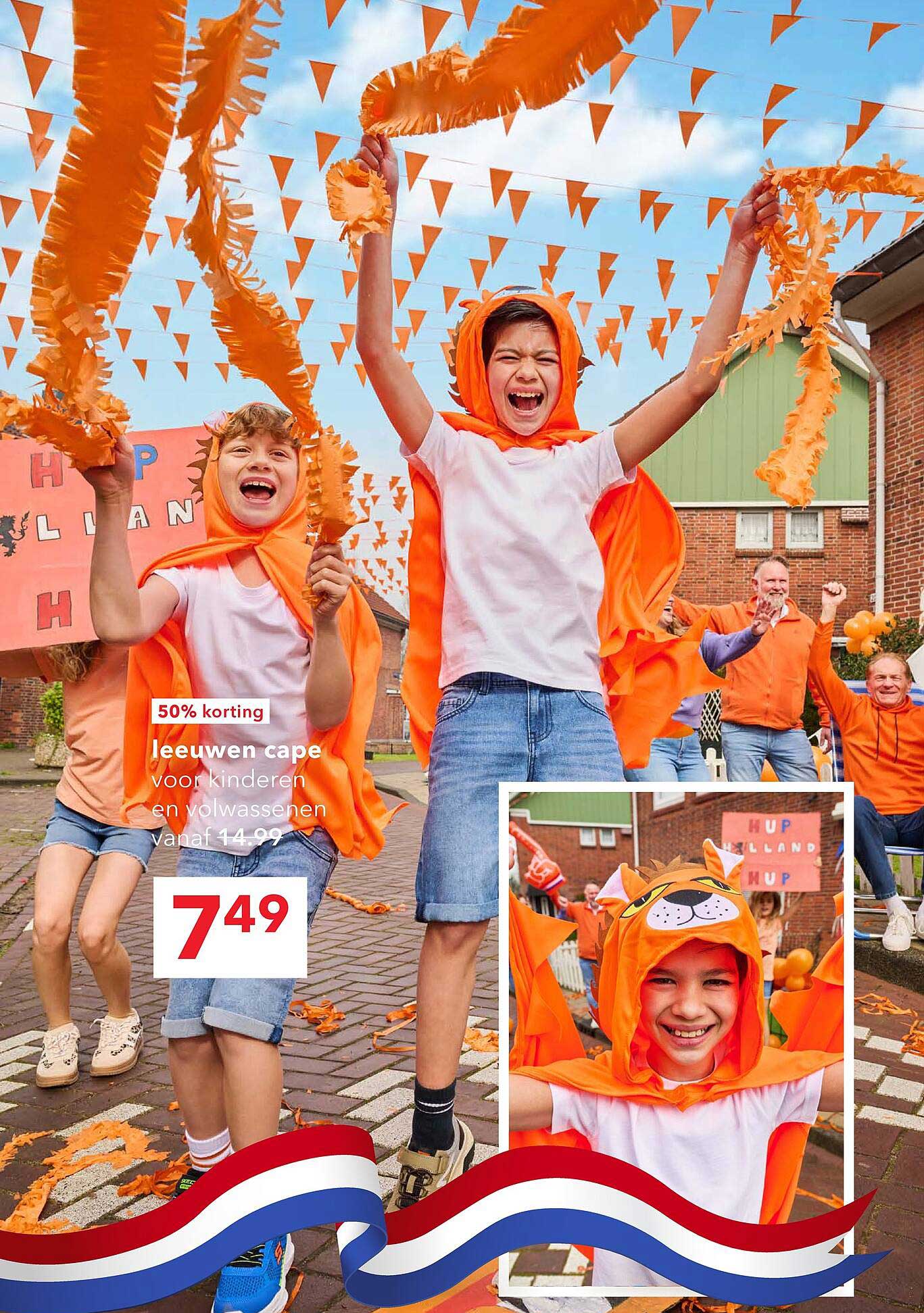 leeuwen cape voor kinderen en volwassenen 50% korting