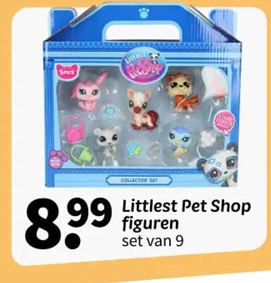 Littlest Pet Shop figuren set van 9