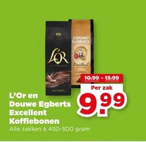 L'Or en Douwe Egberts Excellent Koffiebonen