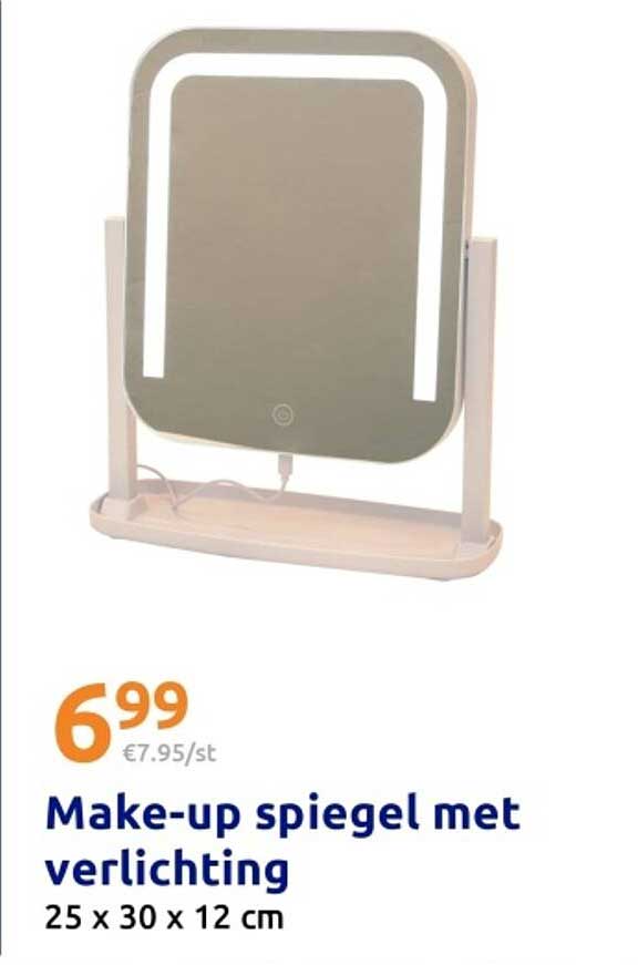 Make-up spiegel met verlichting