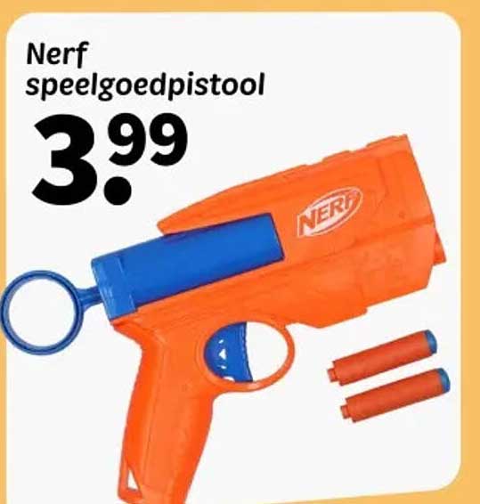 Nerf speelgoedpistool