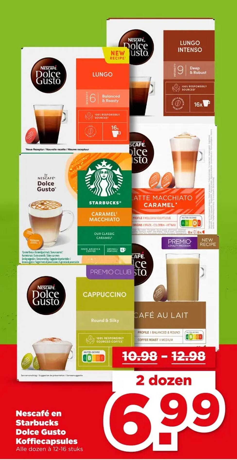 Nescafé en Starbucks Dolce Gusto Koffiecapsules