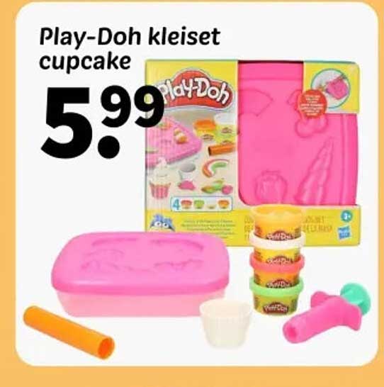 Play-Doh kleiset cupcake