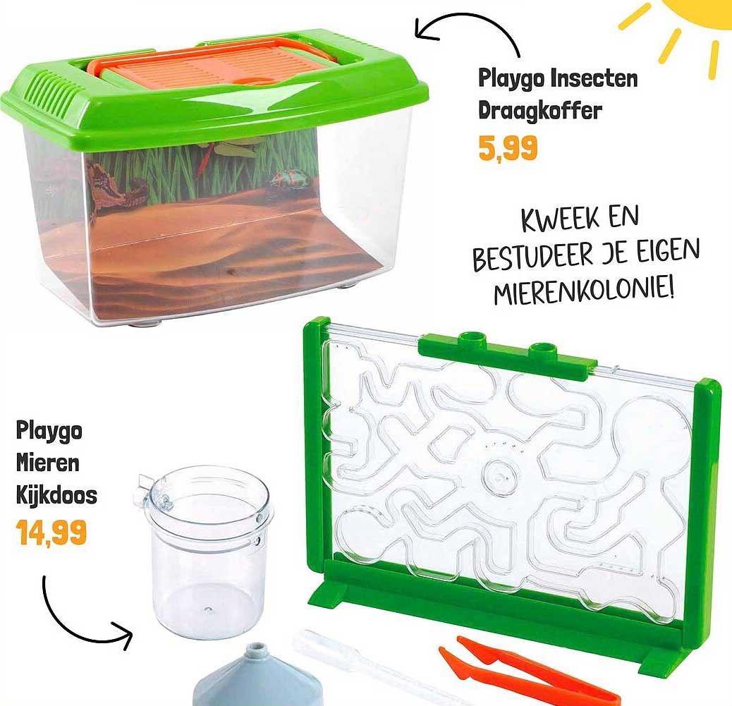Playgo Insecten Draagkoffer