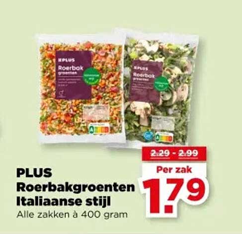 PLUS Roerbakgroenten Italiaanse stijl