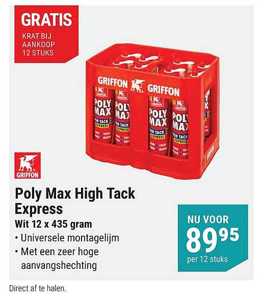 Poly Max High Tack Express