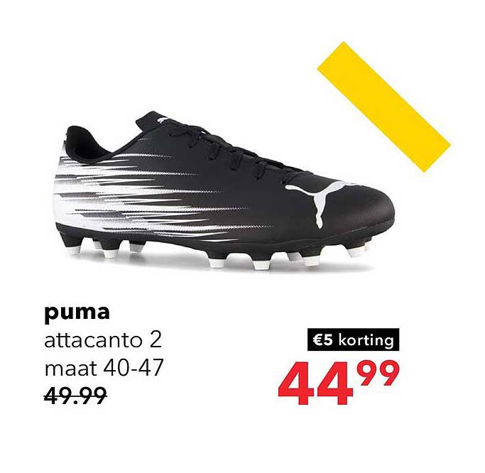 puma attacanto 2 maat 40-47 €5 korting