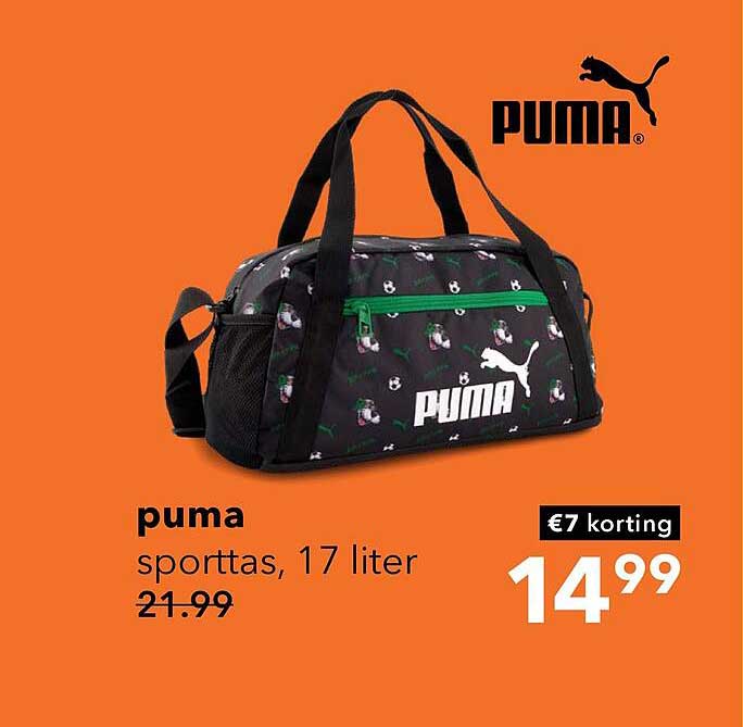 puma sporttas, 17 liter