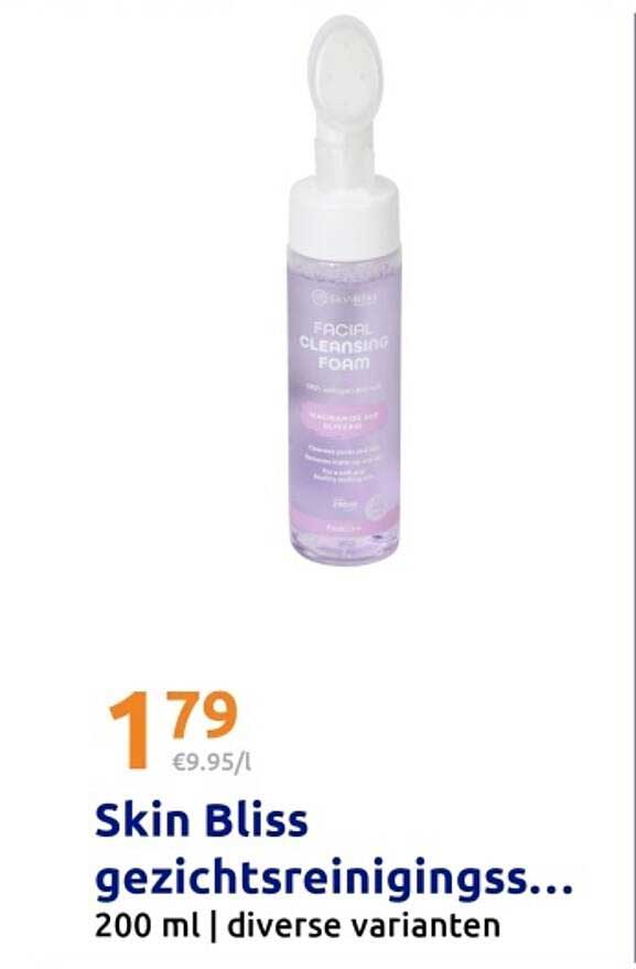 Skin Bliss gezichtsreinigingsschuim 200 ml | diverse varianten
