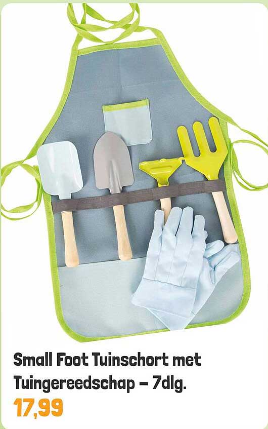 Small Foot Tuinshort met Tuingereedschap – 7dlg.