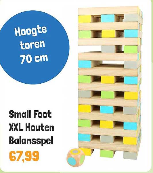 Small Foot XXL Houten Balansspel
