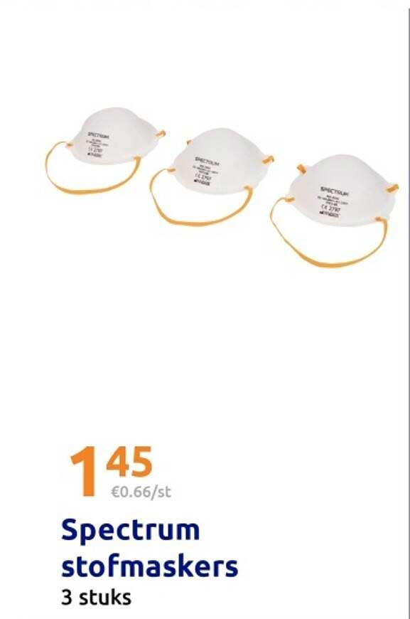 Spectrum stofmaskers 3 stuks