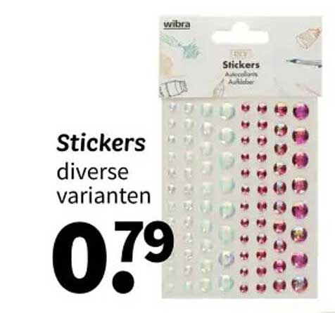 Stickers diverse varianten