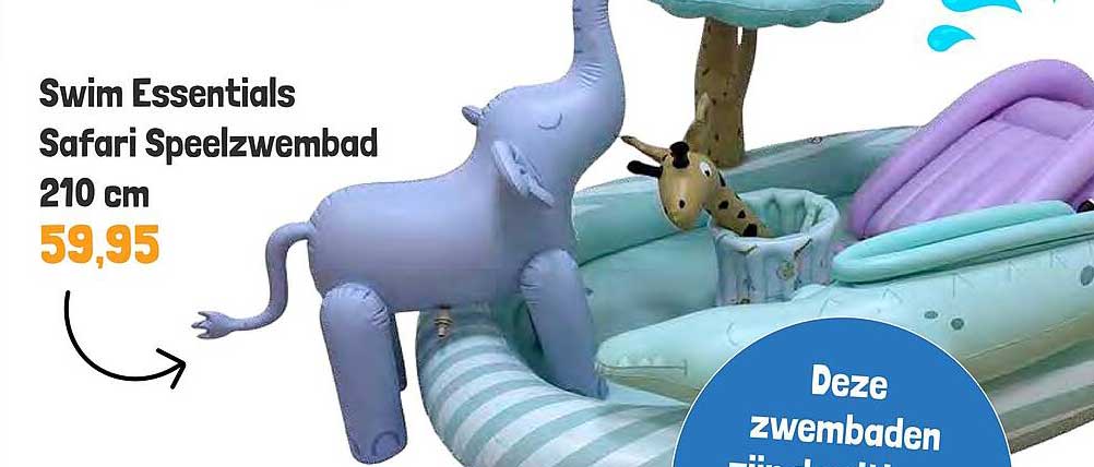 Swim Essentials Safari Speelzwembad 210 cm