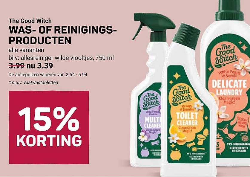 The Good Witch WAS- OF REINIGINGS-PRODUCTEN