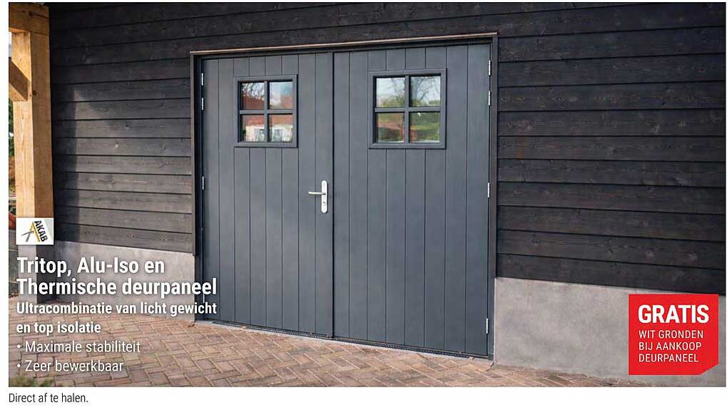 Tritop, Alu-Iso en Thermische deurpaneel