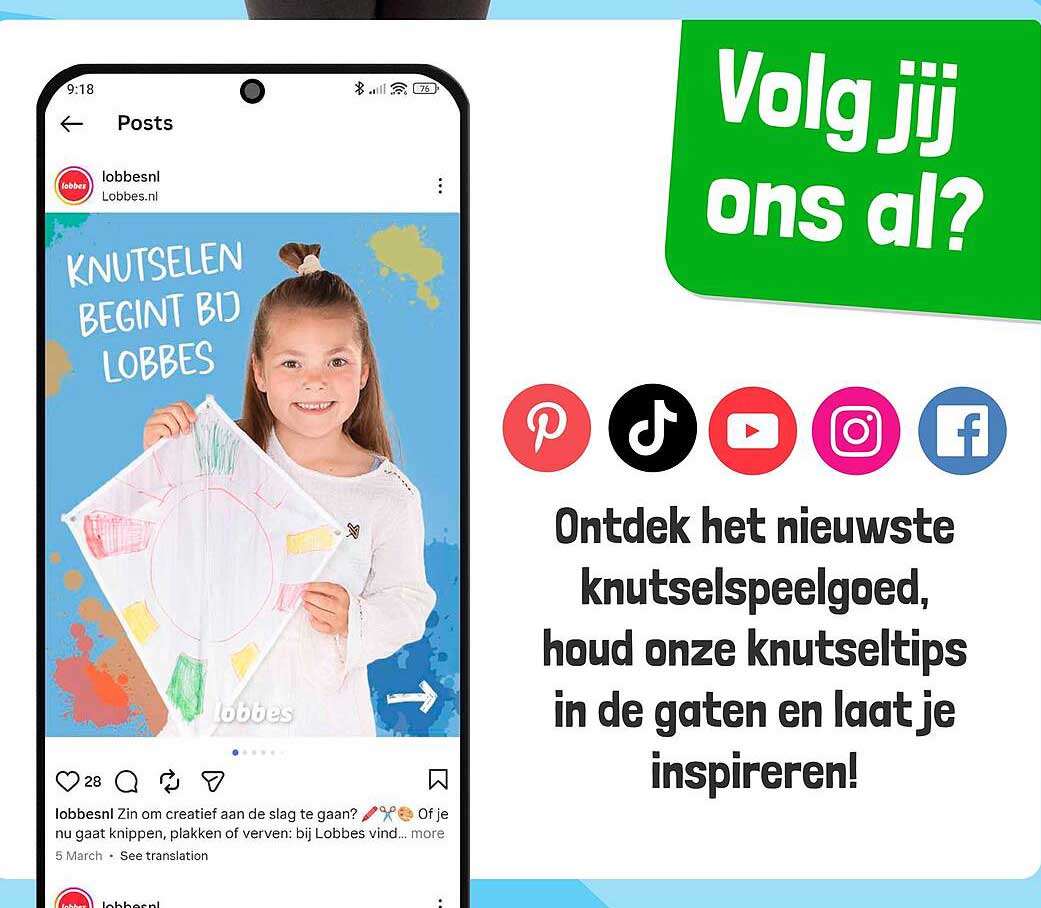 Volg jij ons al?