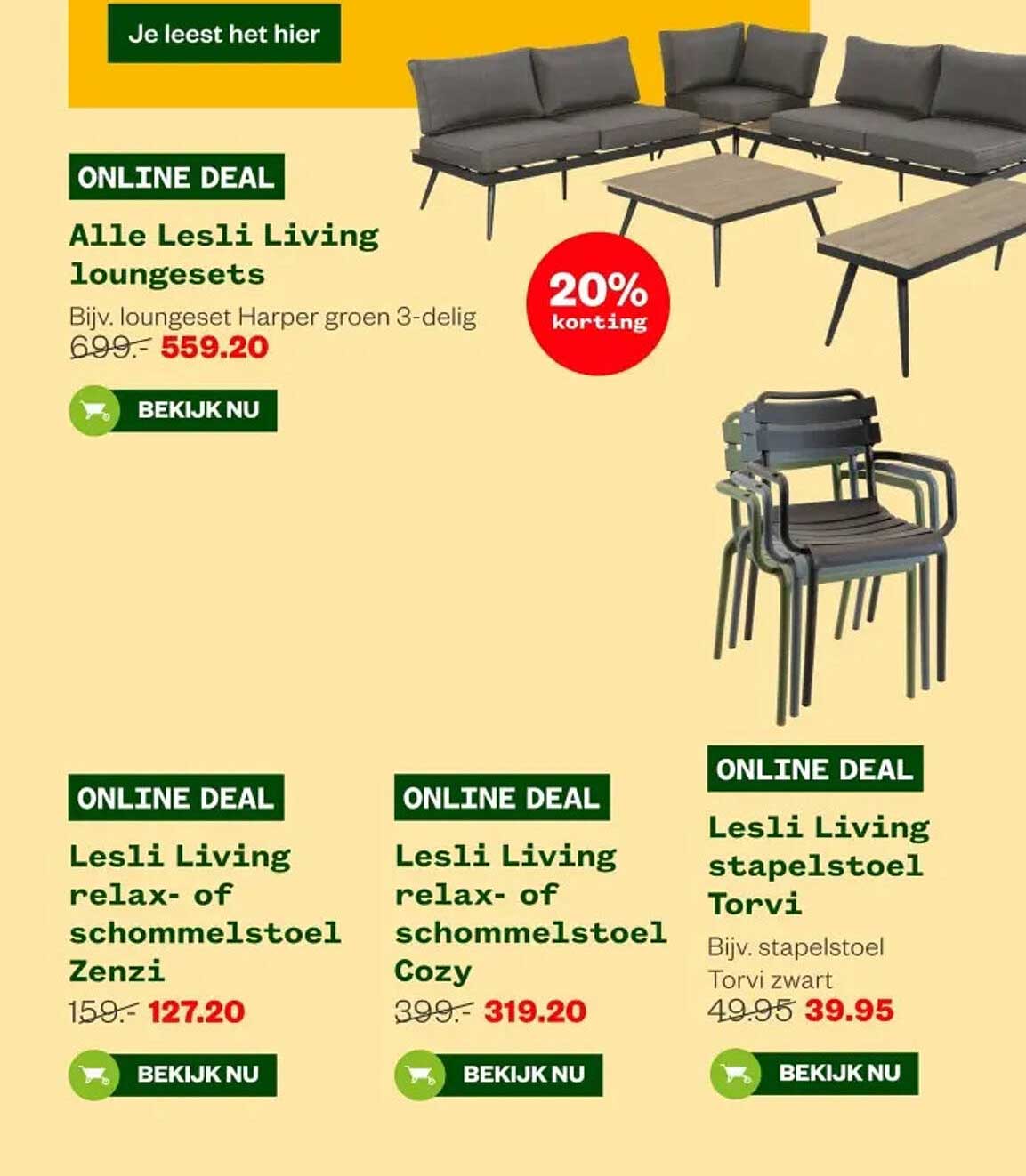 Alle Lesli Living loungesets