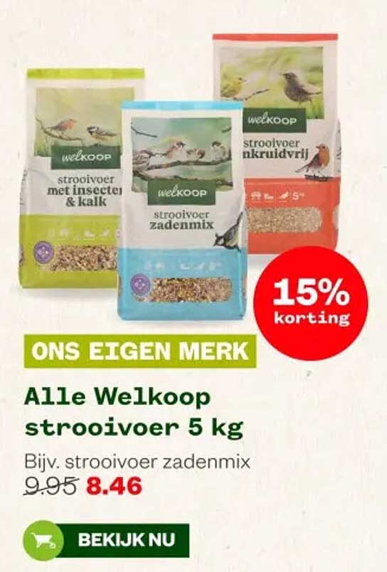 Alle Welkoop strooivoer 5 kg