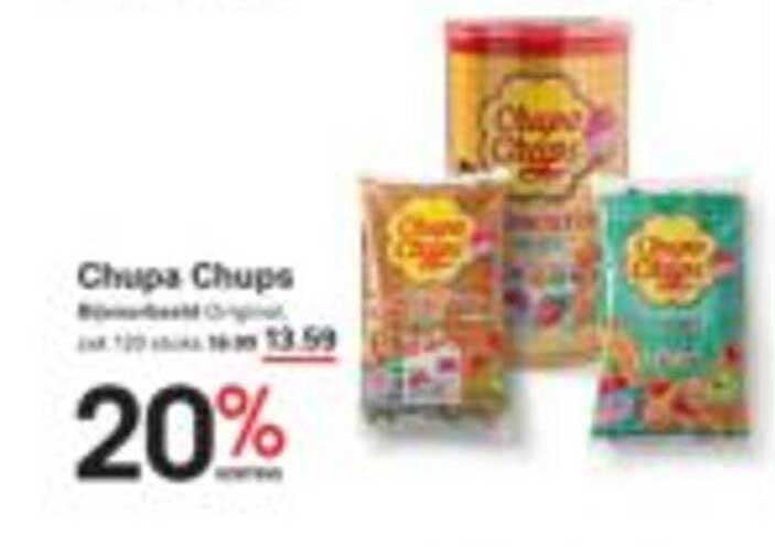 Chupa Chups Mixpakket Original, 170 stuks voor 13,59