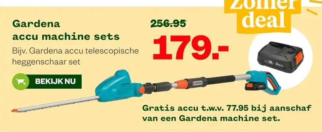 Gardena accu machine sets