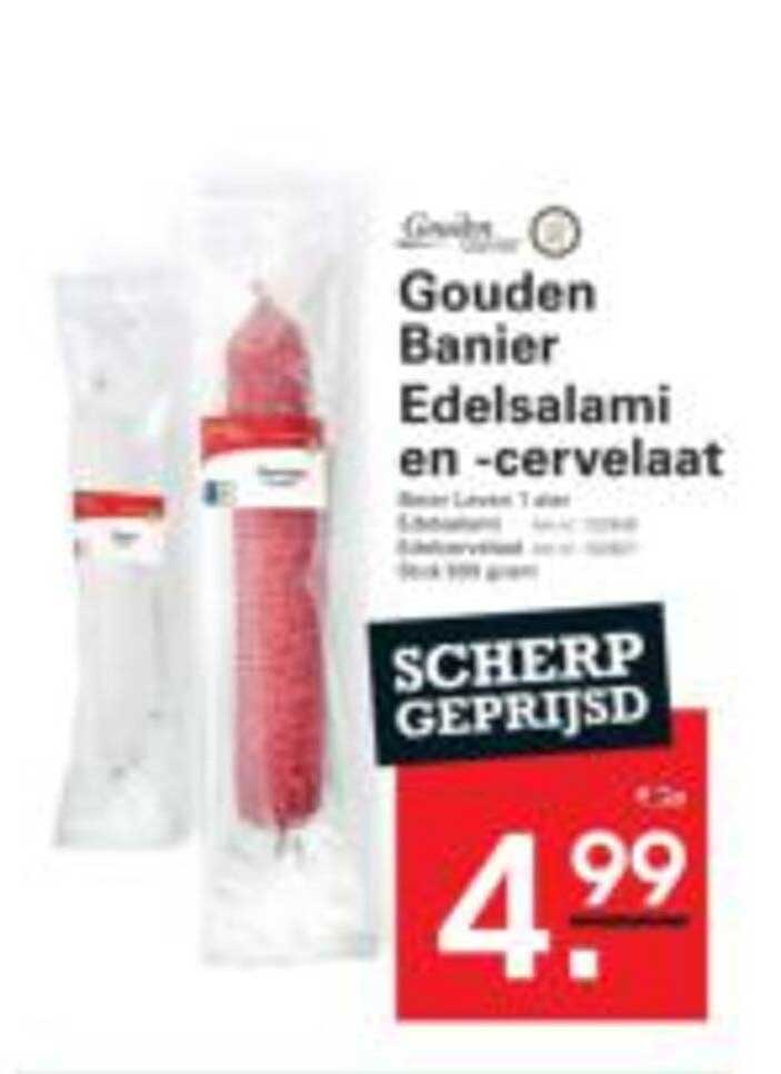 Gouden Banier Edelsalami en -cervelaat