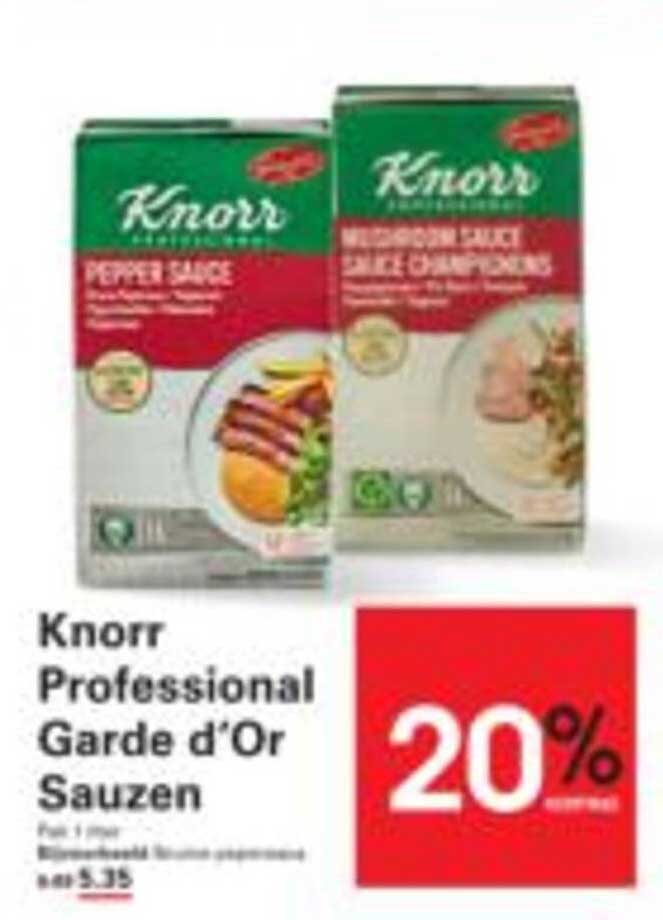 Knorr Professional Garde d'Or Sauzen