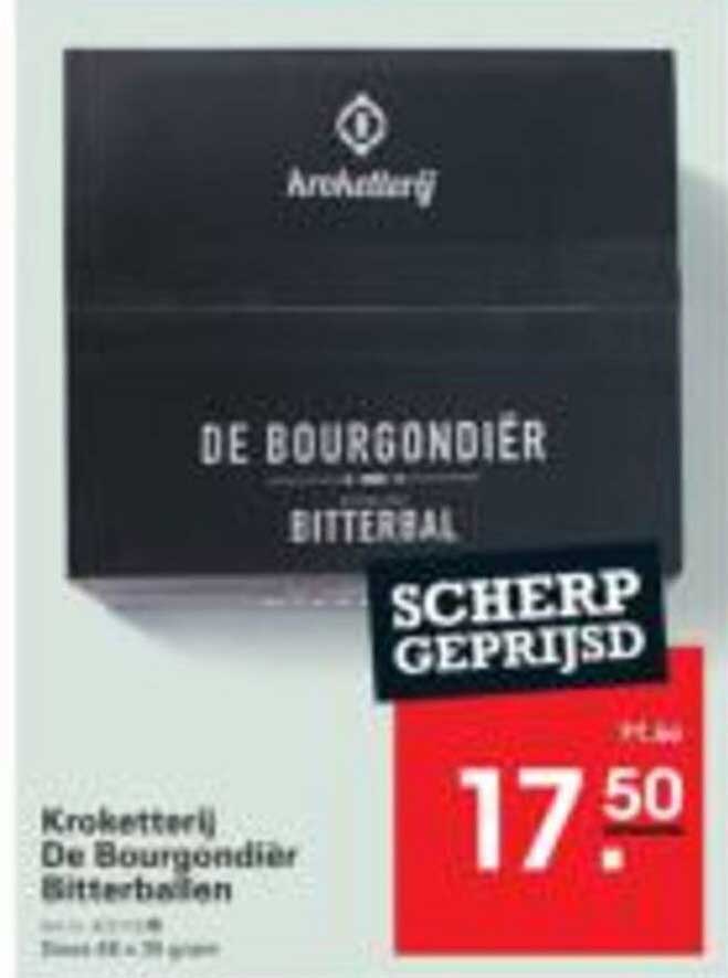 Krokettterij De Bourgondiër Bitterballen