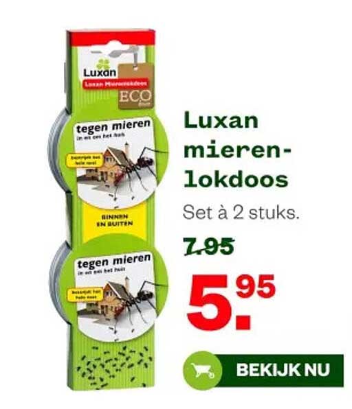 Luxan mieren-lokdoos Set à 2 stuks.