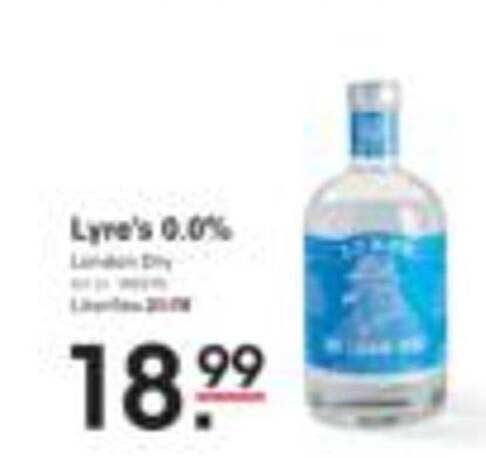 Lyre's 0.0% London Dry