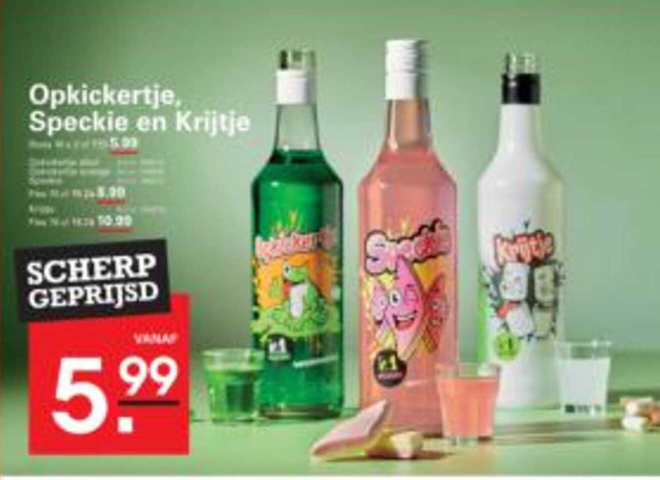 Opkickertje, Speckie en Krijtje