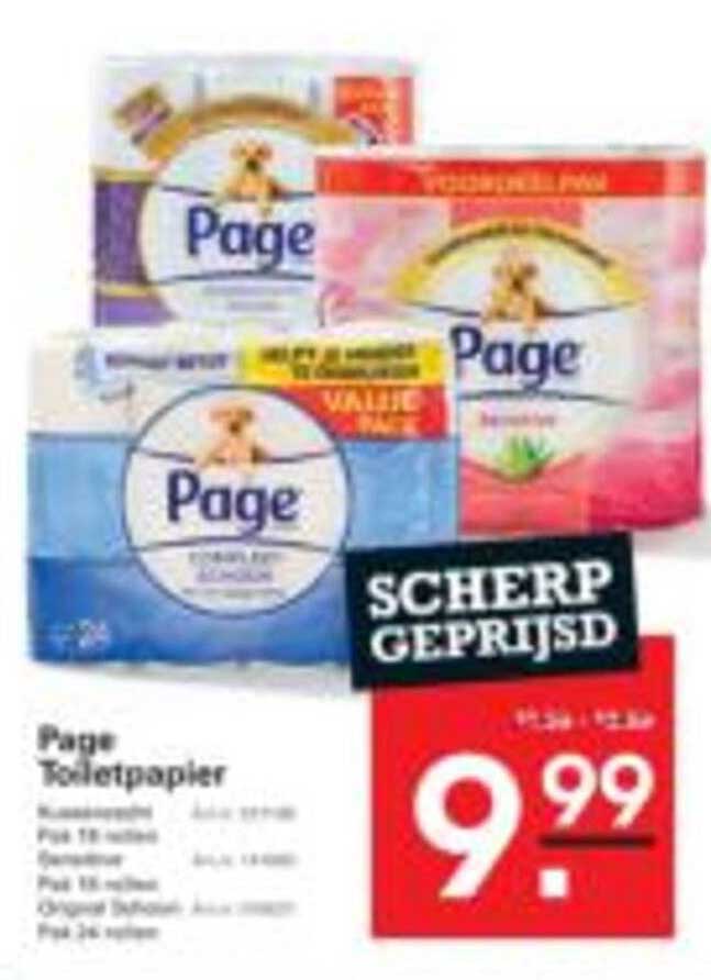 Page Toiletpapier