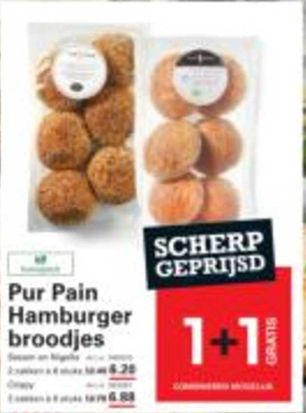 Pur Pain Hamburger broodjes