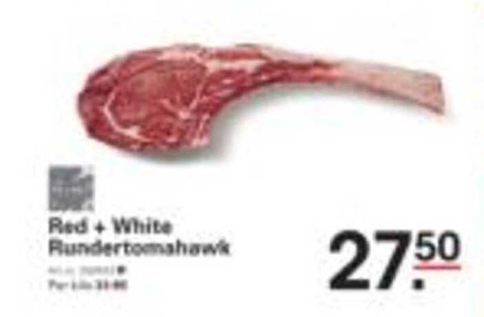 Red + White Rundertomahawk
