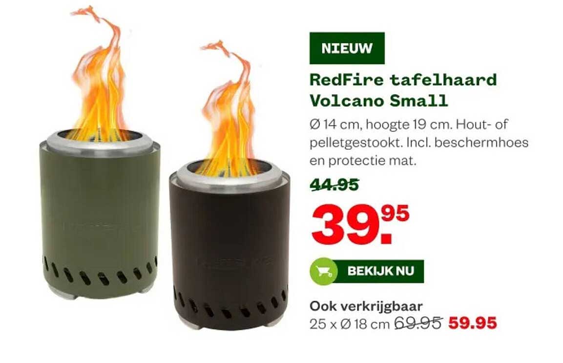 RedFire tafelhaard Volcano Small