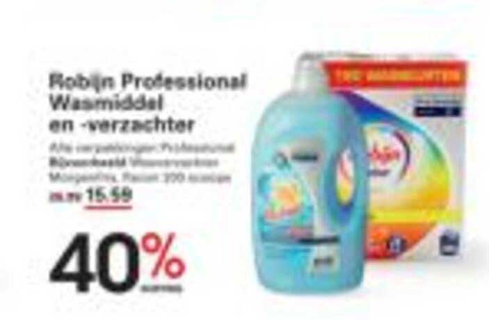 Robin Professional Wasmiddel en -verzachter