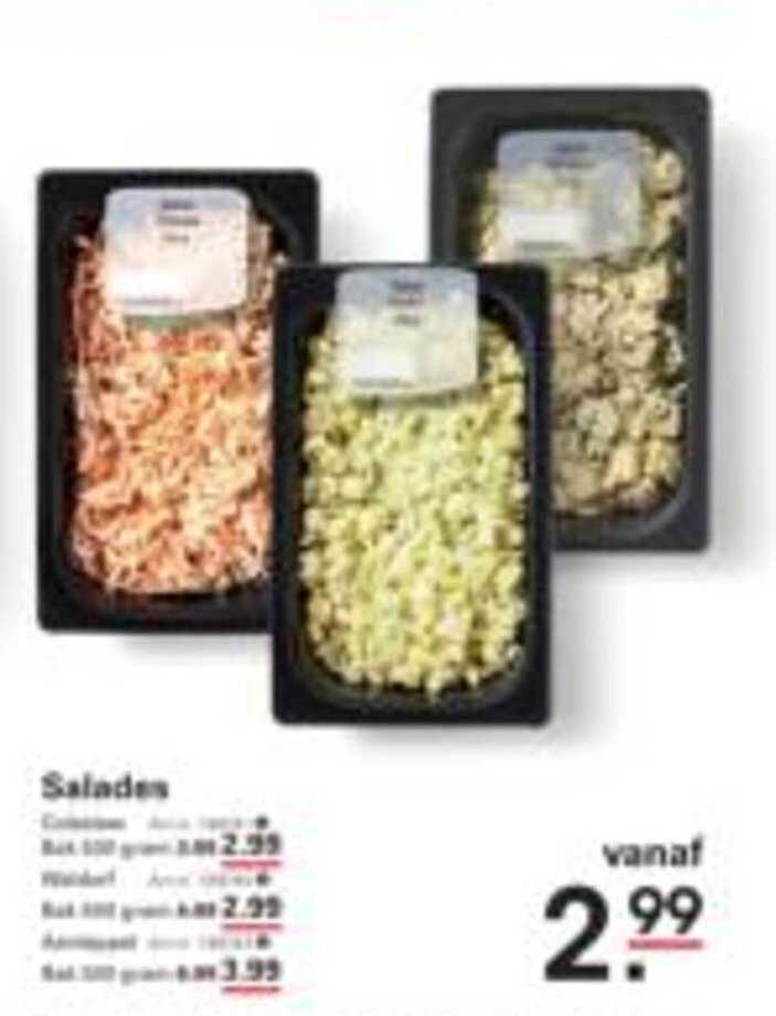 Salades vanaf 2,99