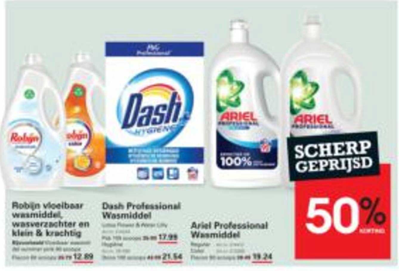 Scherp geprijsd: Dash Professional Wasmiddel