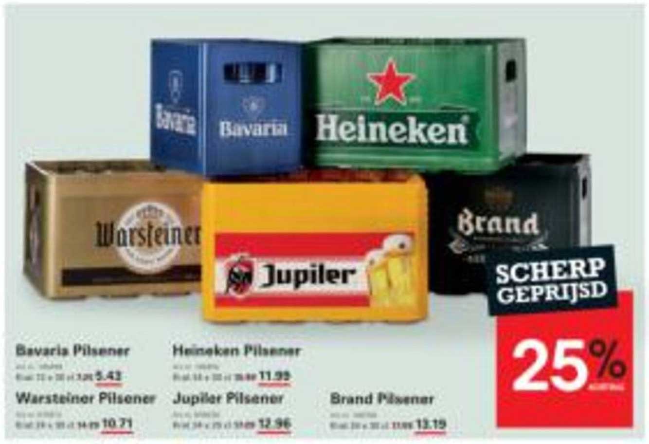 Scherpe aanbieding op diverse pilseners