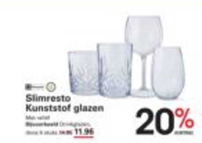 Silmresto Kunststof glazen