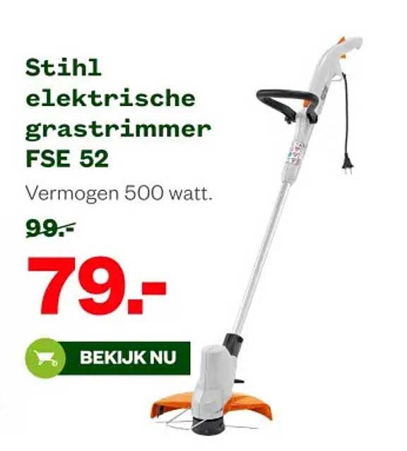 Stihl elektrische grastrimmer FSE 52