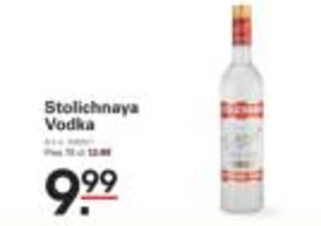 Stolichnaya Vodka