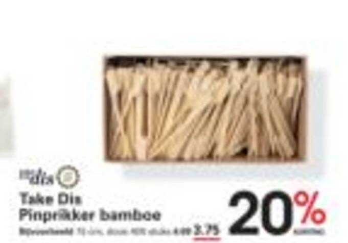 Take Dis Pinprikker bamboe