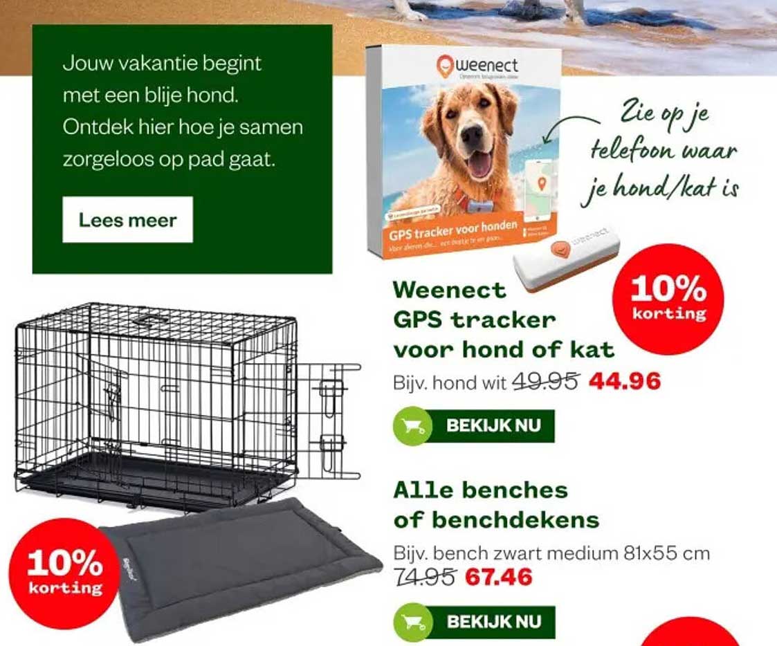Weenect GPS tracker voor hond of kat