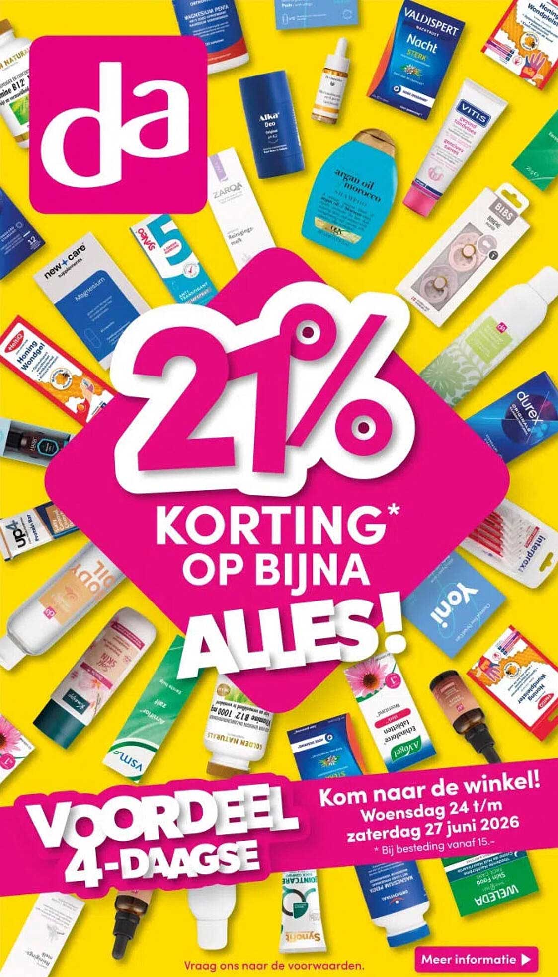 21% korting op bijna alles!